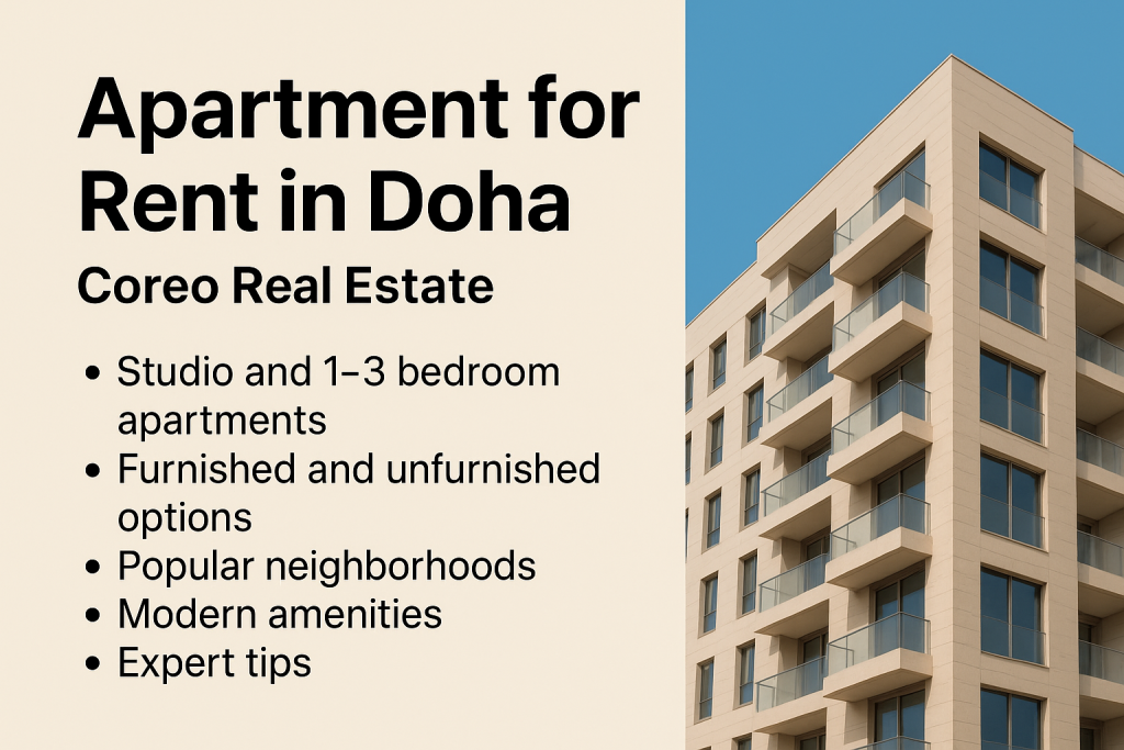 Apartment listings in Doha, Qatar Apartment for Rent in Doha | Coreo Real Estate